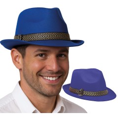 Sombrero gangster azul-Tus Disfraces baratos