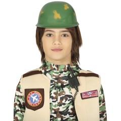 Casco militar infantil para niño