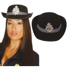 Gorro policia fieltro mujer-Tus Disfraces baratos