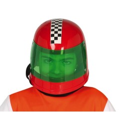 Casco piloto formula 1 rojo infantil