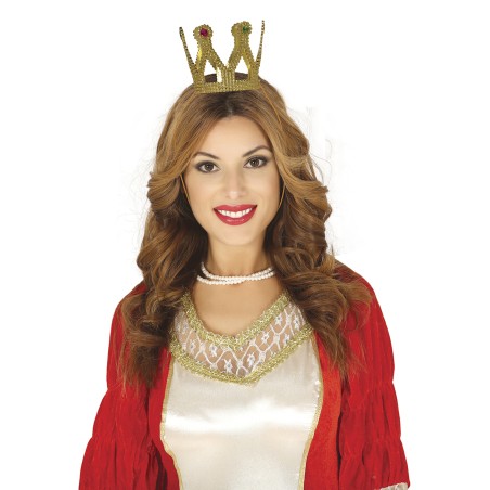 Diadema tiara corona oro princesa o reina