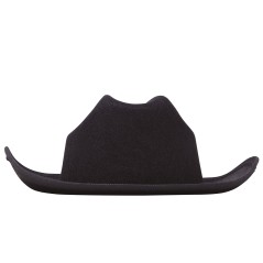 Sombrero vaquero infantil fieltro negro-Tus Disfraces baratos