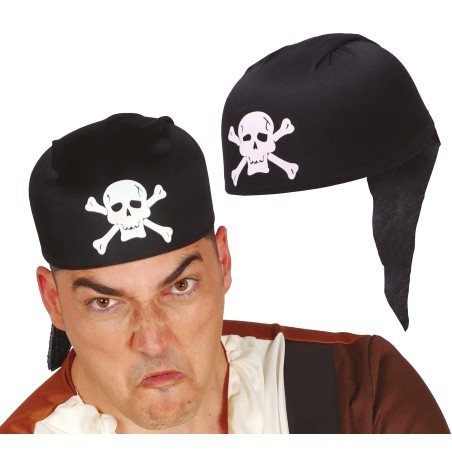 Sombrero pañuelo pirata tela-Tus Disfraces baratos