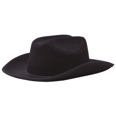 Sombrero vaquero infantil fieltro negro-Tus Disfraces baratos