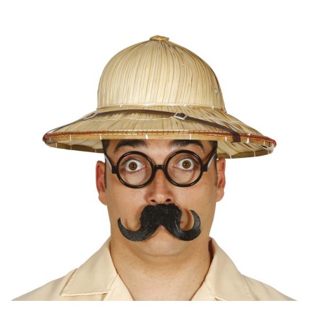 Sombrero explorador salacot paja