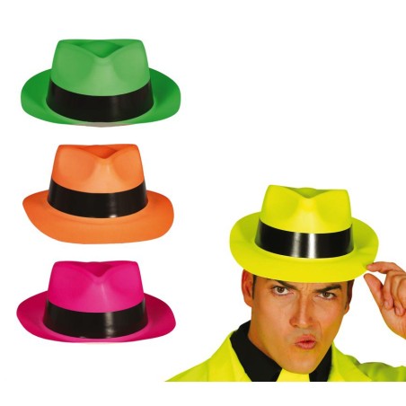 Sombreros gangster colores surtidos unidad-Tus Disfraces baratos