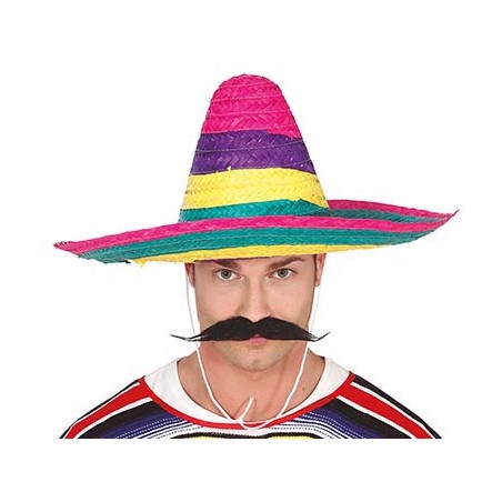 Sombrero mejicano 50 cm multicolor