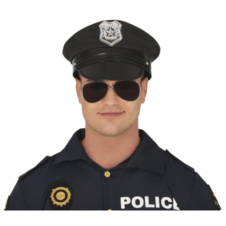 Gorra policia negra gorro poli