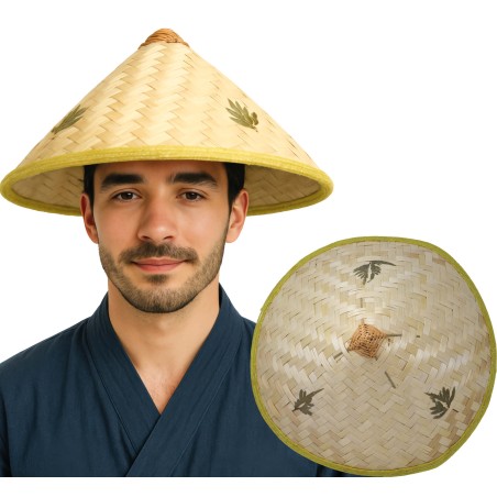 Sombrero vietnamita paja-Tus Disfraces baratos