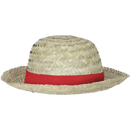 Sombrero paja con cinta roja luffy one peace