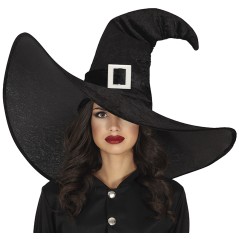 Sombrero bruja negro gigante