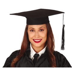 Birrete gorro graduacion 30x30 cm-Tus Disfraces baratos
