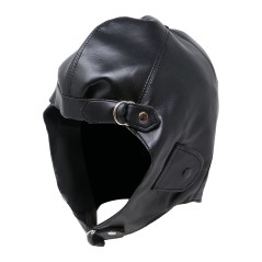 Gorra piloto aviador antiguo negro-Tus Disfraces baratos