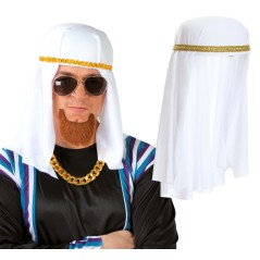 Tocado arabe tela sombrero gorro jeque-Tus Disfraces baratos