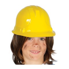 Casco obrero infantil barato plastico albañil-Tus Disfraces baratos
