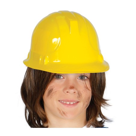 Casco obrero infantil barato plastico albañil-Tus Disfraces baratos