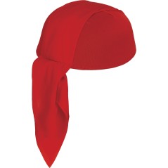 Gorro pirata rayas rojo negro pañuelo-Tus Disfraces baratos