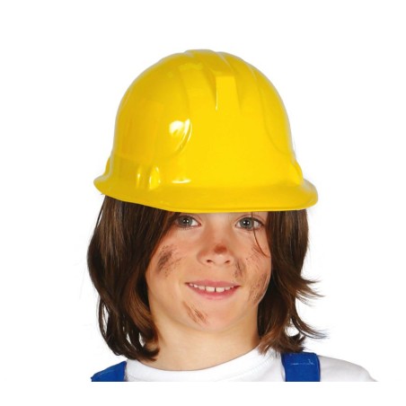 Casco obrero infantil barato plastico albañil