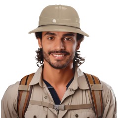 Sombrero explorador salacot pvc