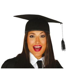 Sombrero estudiante birrete de fieltro