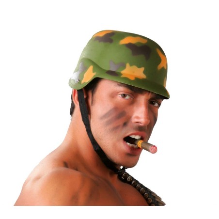 Casco militar bimeta camuflaje