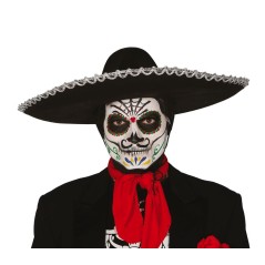 Sombrero mariachi mejicano fieltro negro 55 cm