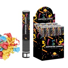 Cañon de serpentina 30 cm multicolor-Tus Disfraces baratos