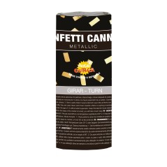 Cañon confeti oro mini 3 uds 10,5 cm-El Informal