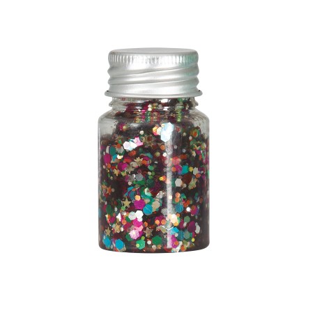 Glitter Multicolor en gel
