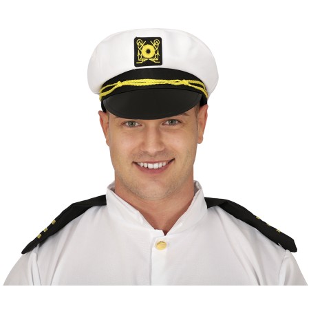 Gorra de capitan de barco para adulto