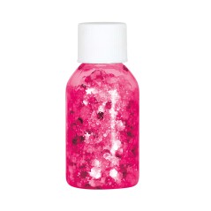 Glitter Fucsia en gel