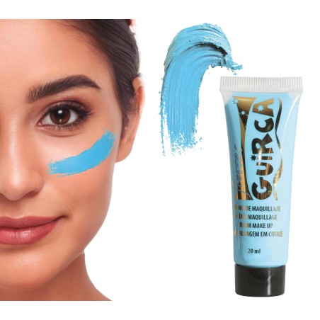 Maquillaje gel azul claro -Tus Disfraces Baratos