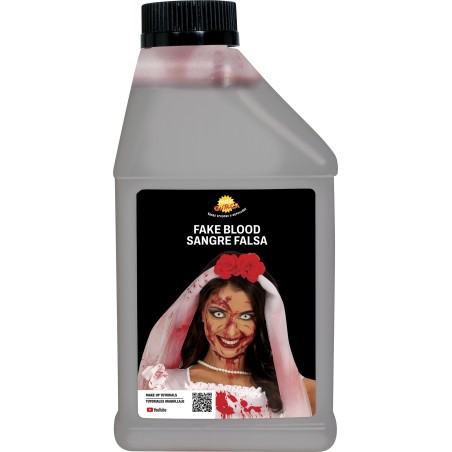 Botella de sangre 450 ml artificial halloween