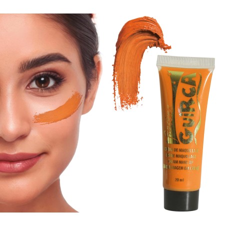 Maquillaje gel naranja -Tus Disfraces Baratos