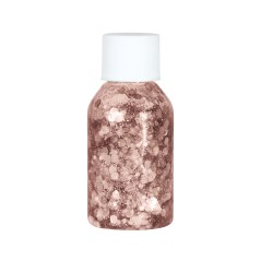Glitter Oro rosa en gel