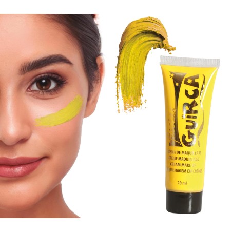 Maquillaje gel amarillo -Tus Disfraces Baratos