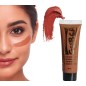 Maquillaje gel marron oscuro