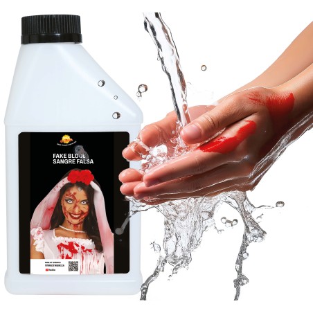 Sangre artificial 1 litro lavable-Tus Disfraces