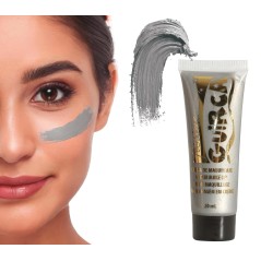 Maquillaje gel plata -Tus Disfraces Baratos
