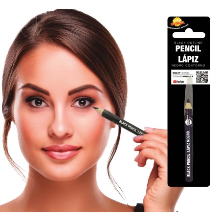Lapiz negro contorno perfilador pintura-Tus Disfraces