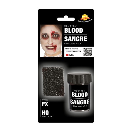 Sangre artificial coagulada con esponja para caracterizaciones