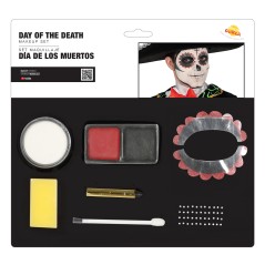 Kit de maquillaje para dia de muertos catrin o catrina