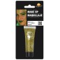 Maquillaje glitter dorado