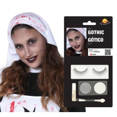 Kit de maquillaje gotico muerto o fantasma -Tus Disfraces Baratos