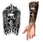 Tatuajes para brazos calavera 14x30 cm calcomanias