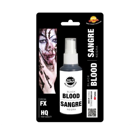 Spray de sangre negra artificial oscura-Tus Disfraces