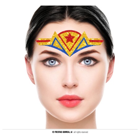 Joyas adhesivas superheroina para la piel-Tus disfraces baratos