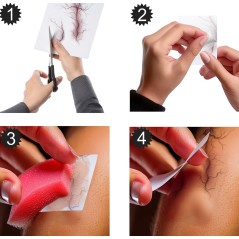 Tatuaje venas infectadas-Tus disfraces baratos