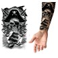 Tatuajes para brazos piratas 14x30 cm calcomanias
