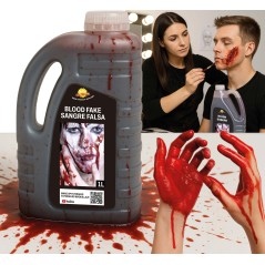 Botella de sangre artificial 1 litro-Tus Disfraces
